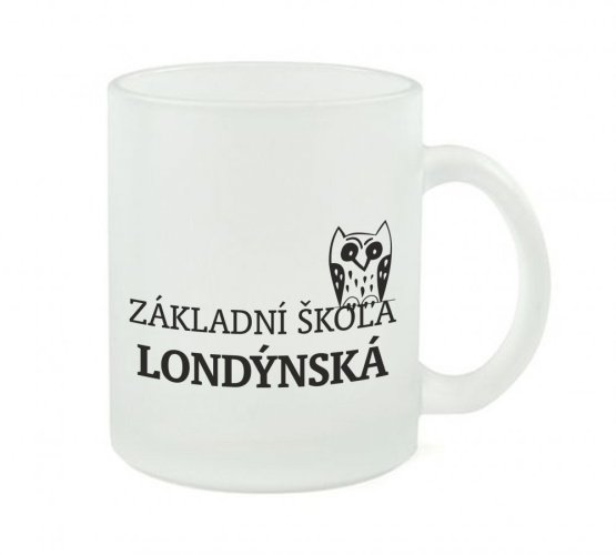 Hrnek skleněný matný