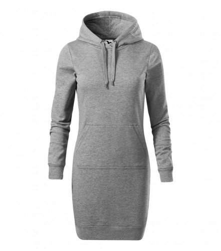 šaty dámské 419 - Barva: tmavě šedý melír