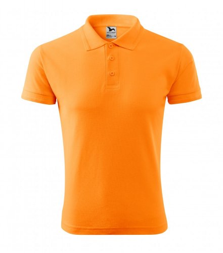 Polo s límečkem - pánské 203 - Barva: oranžová